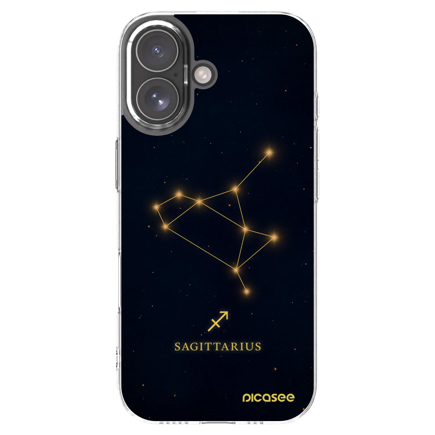 Picasee silikonowe przeźroczyste etui na Apple iPhone 17 - SAGITTARIUS