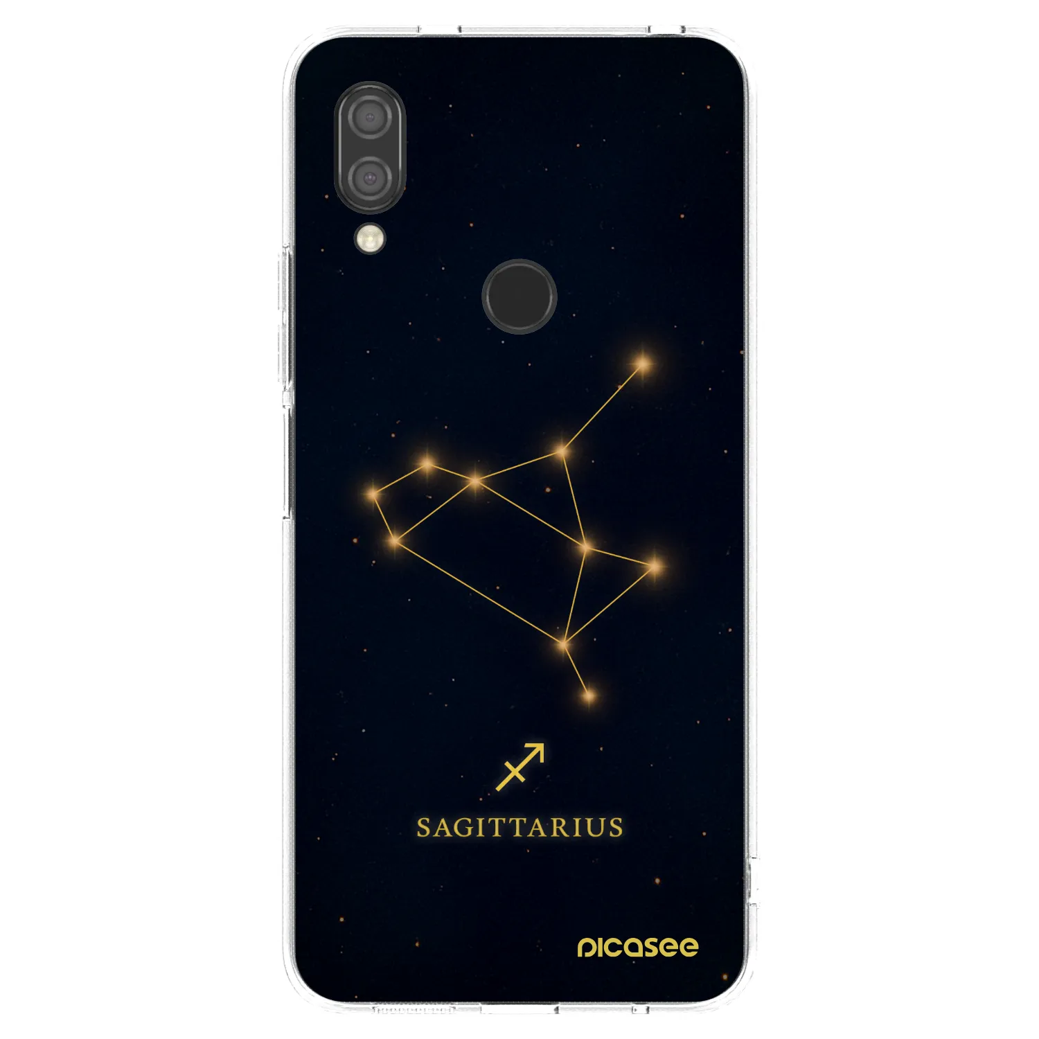 Picasee silikonowe przeźroczyste etui na Xiaomi Redmi 7 - SAGITTARIUS