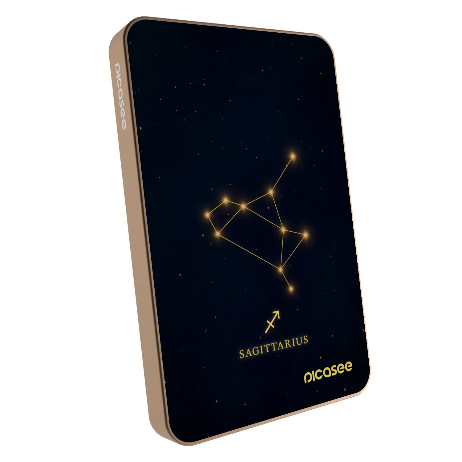 Picasee Powerbank z MagSafe 5 000 mAh Złoty - SAGITTARIUS