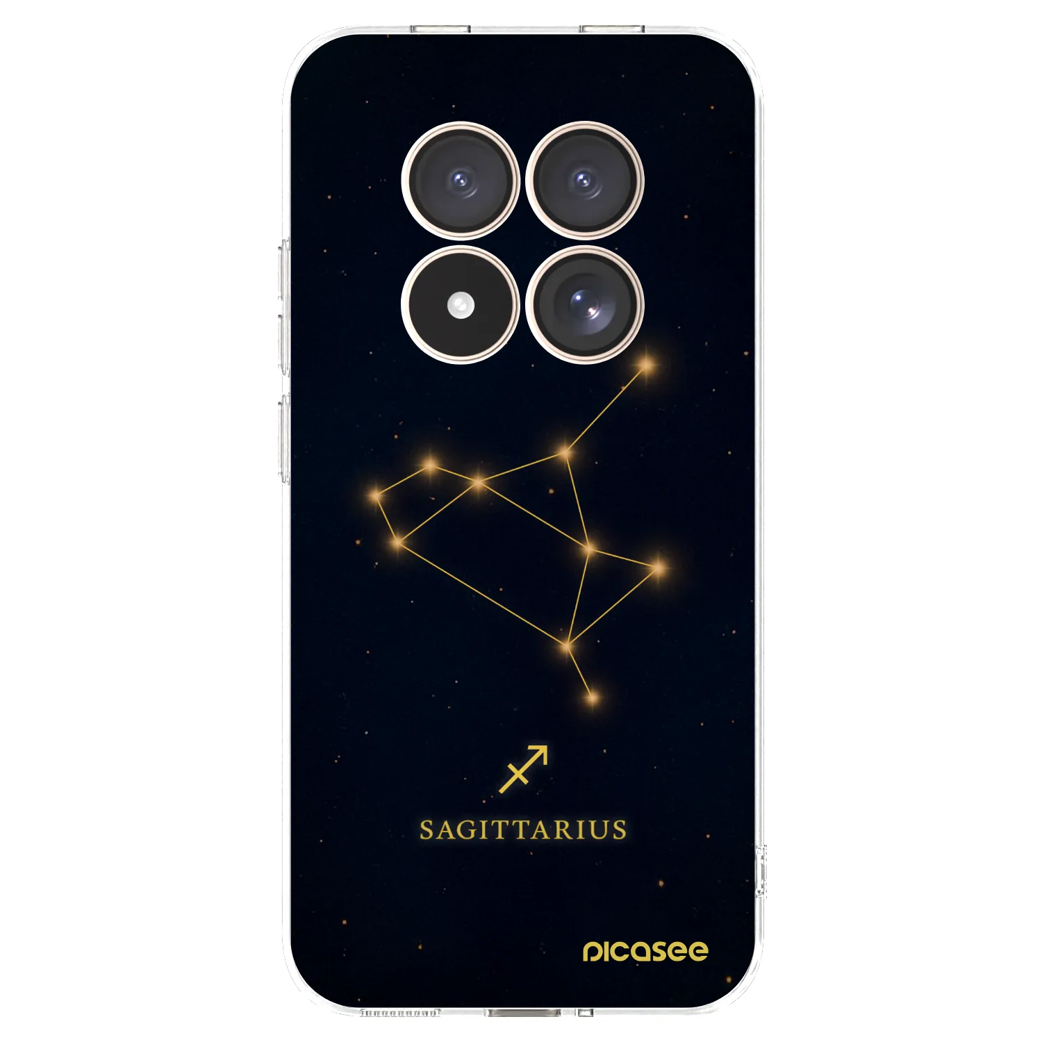 Picasee silikonowe przeźroczyste etui na Xiaomi Redmi Note 15 Pro 4G - SAGITTARIUS