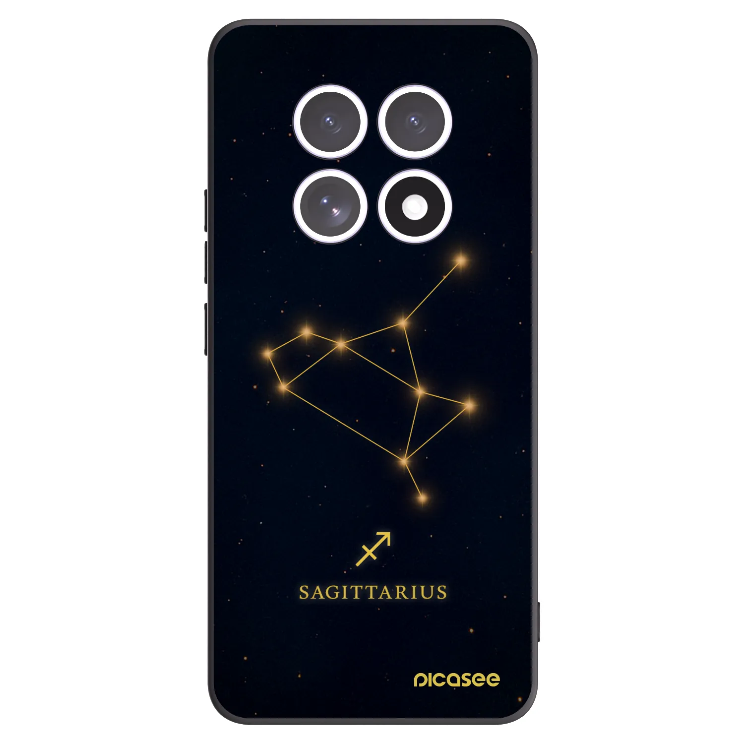Picasee silikonowe czarne etui na Xiaomi Redmi Note 15 4G - SAGITTARIUS