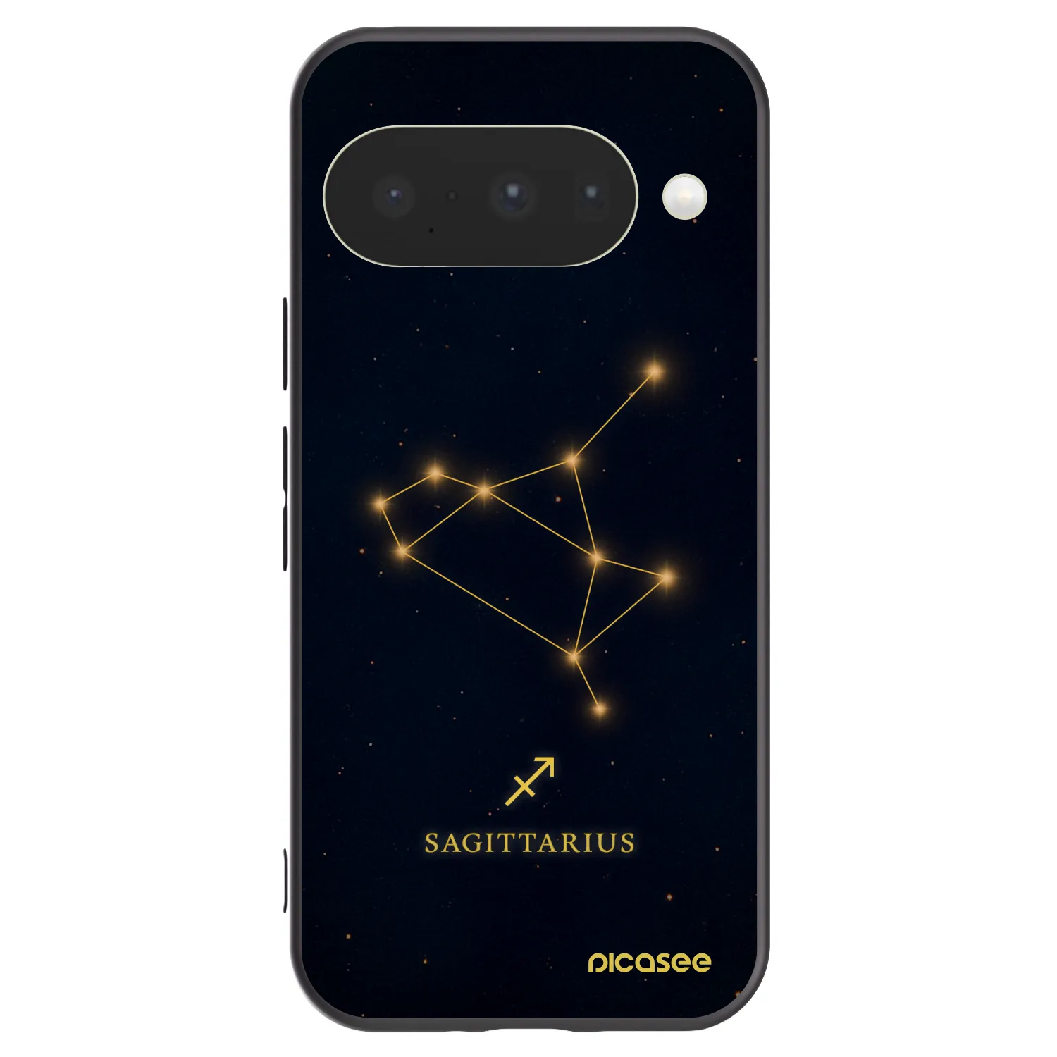Picasee silikonowe czarne etui na Google Pixel 10 - SAGITTARIUS