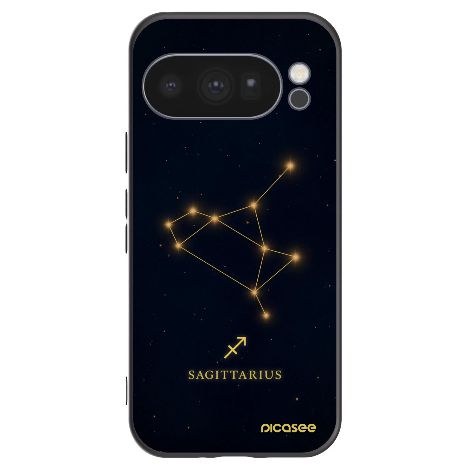 Picasee silikonowe czarne etui na Google Pixel 10 Pro - SAGITTARIUS