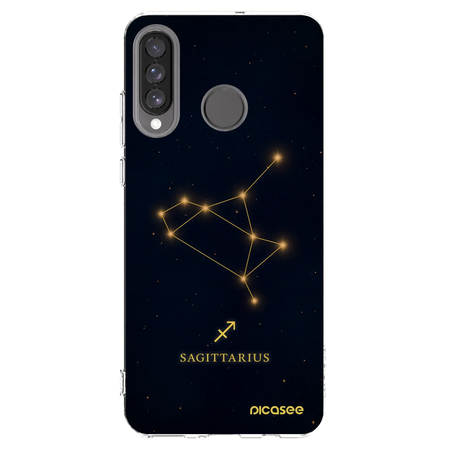 Picasee silikonowe przeźroczyste etui na Huawei P30 Lite - SAGITTARIUS