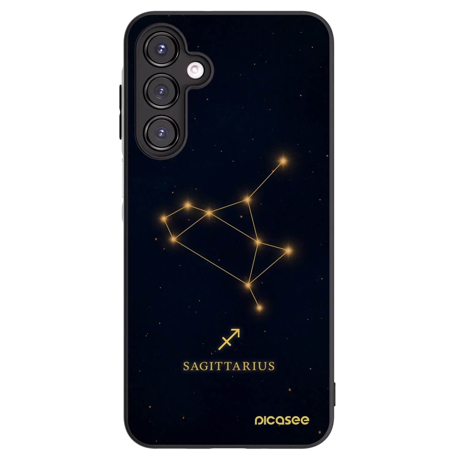 Picasee silikonowe czarne etui na Samsung Galaxy A16 4G - SAGITTARIUS