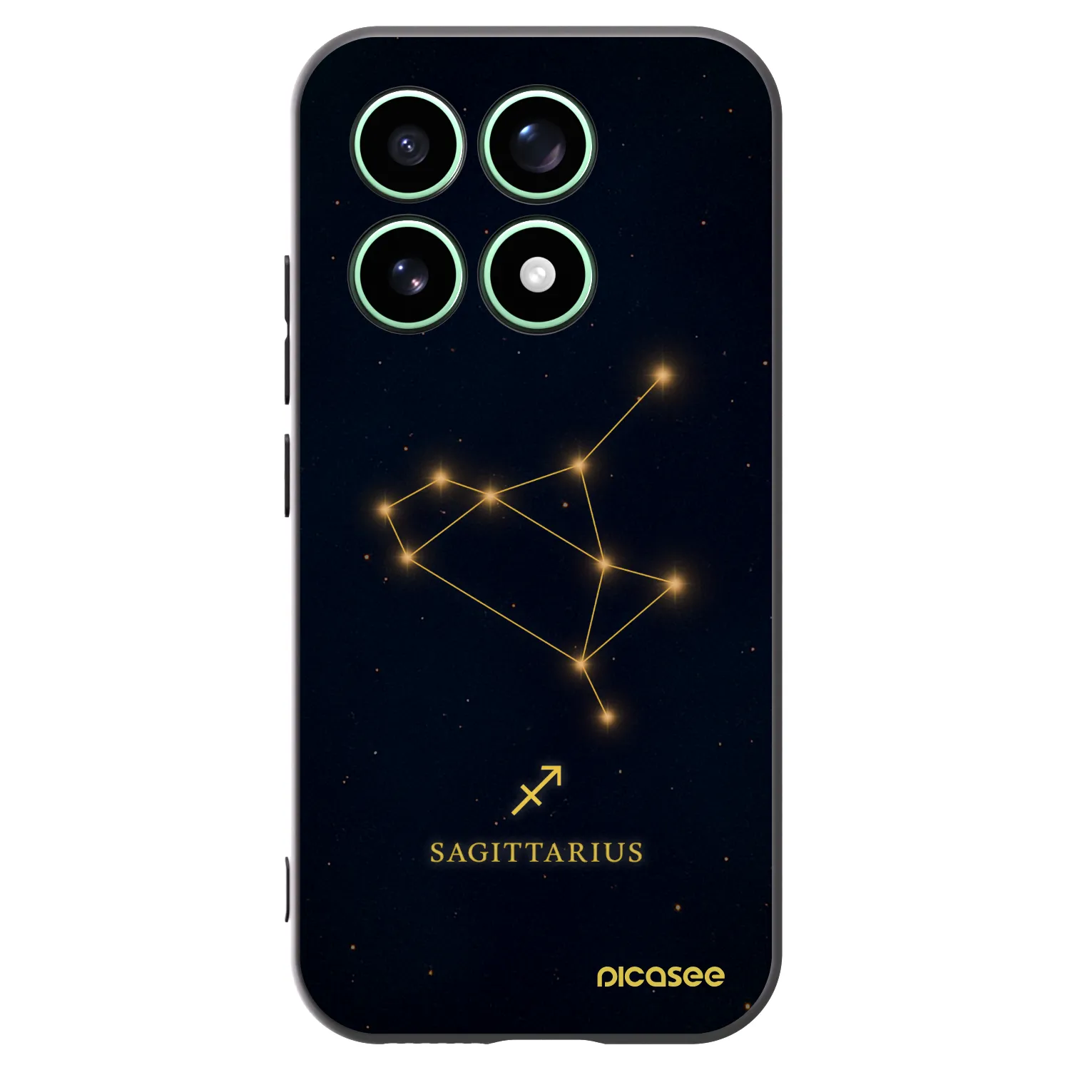 Picasee silikonowe czarne etui na Xiaomi 17 - SAGITTARIUS