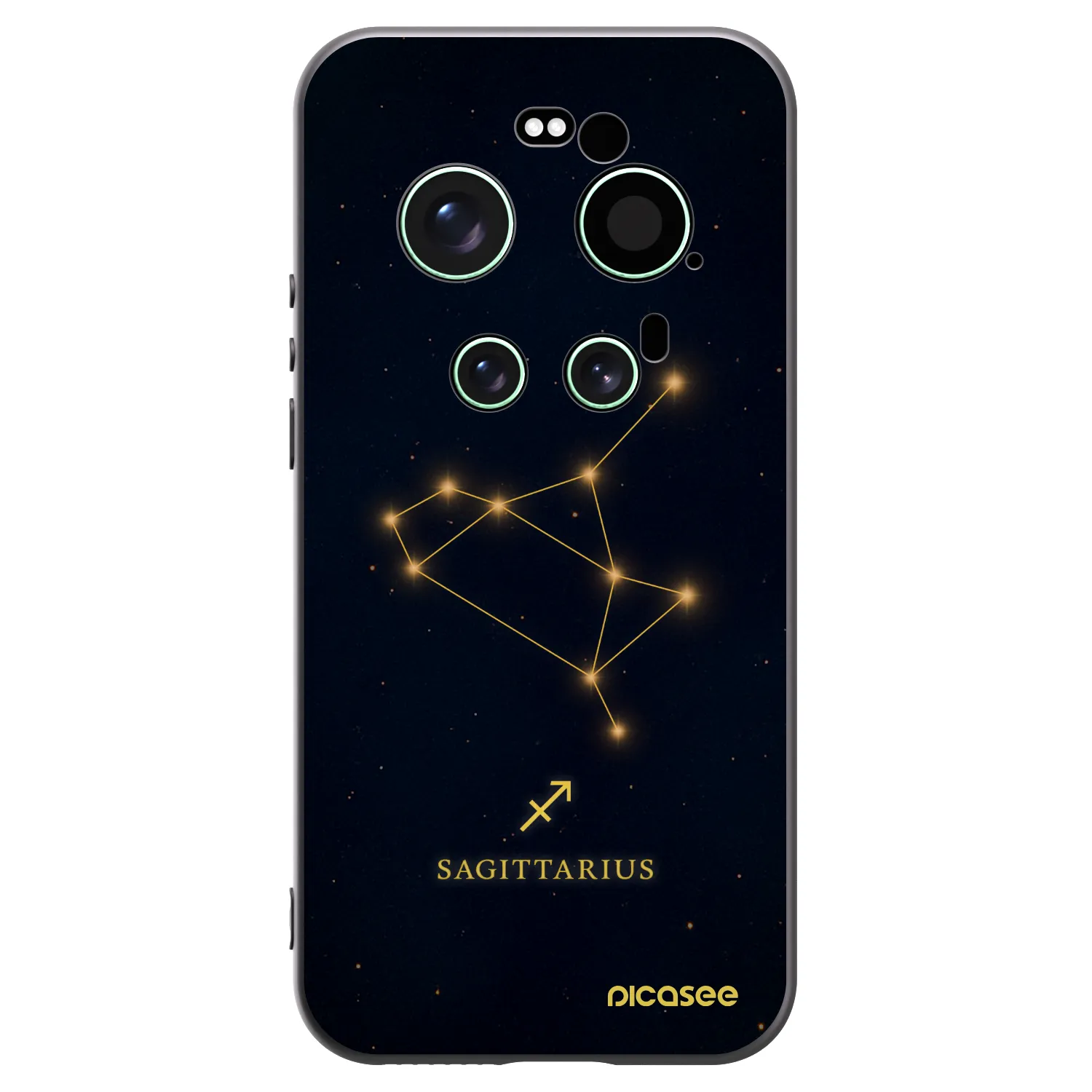 Picasee silikonowe czarne etui na Xiaomi 17 Ultra - SAGITTARIUS