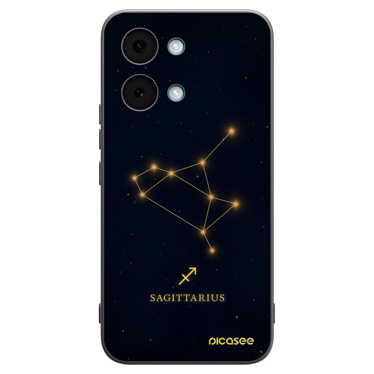 Picasee silikonowe czarne etui na Xiaomi Poco X8 Pro Max - SAGITTARIUS