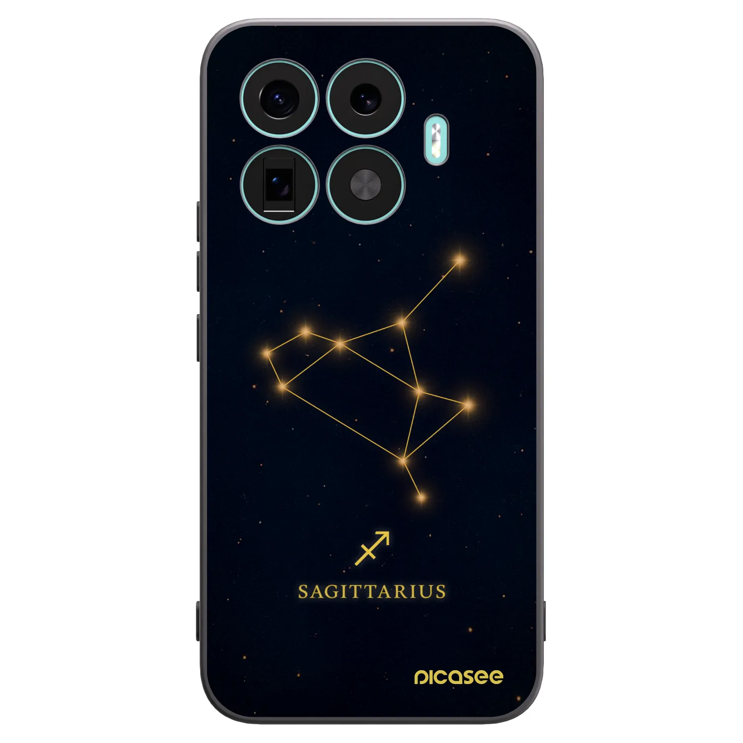 Picasee silikonowe czarne etui na Xiaomi 17T Pro - SAGITTARIUS