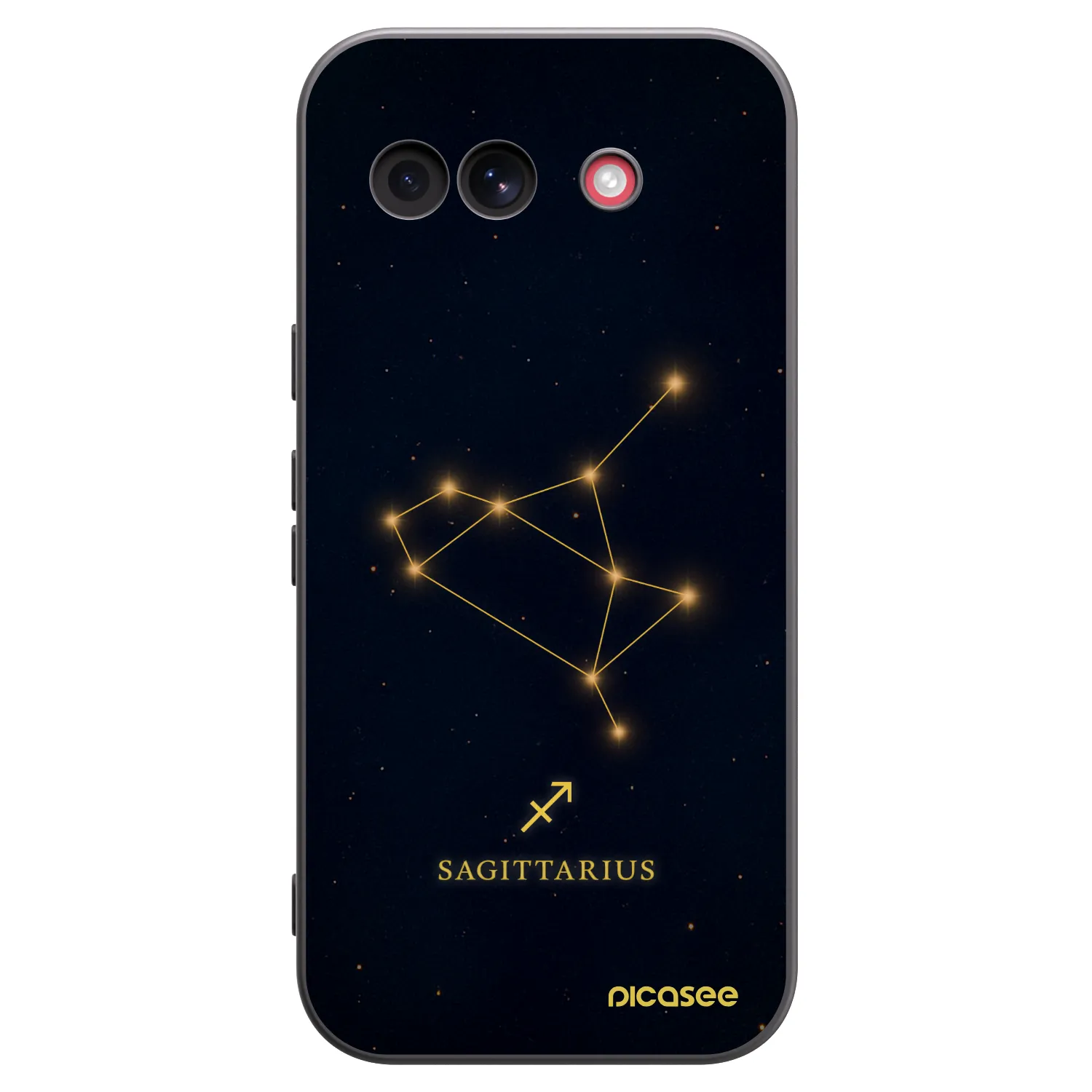 Picasee silikonowe czarne etui na Google Pixel 10a - SAGITTARIUS