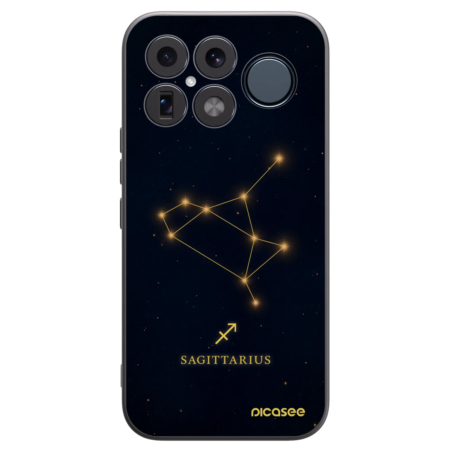 Picasee silikonowe czarne etui na Xiaomi Poco F8 Ultra - SAGITTARIUS