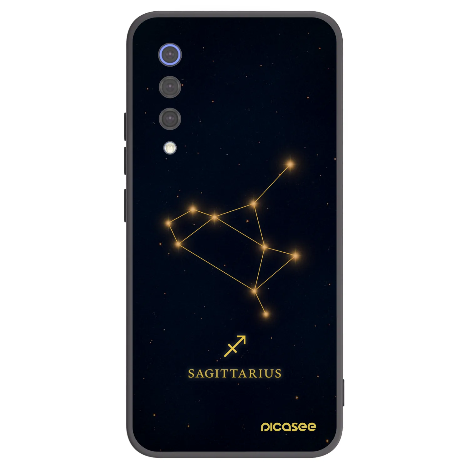 Picasee silikonowe czarne etui na Xiaomi Mi 9 SE - SAGITTARIUS