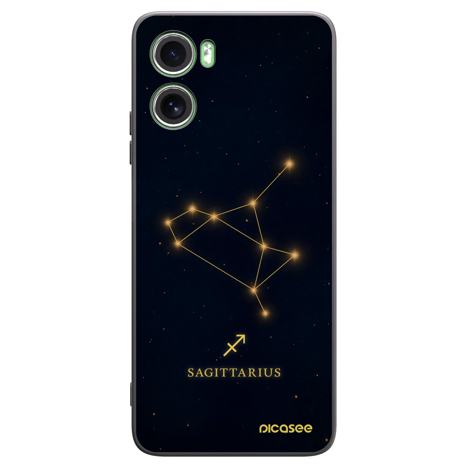 Picasee silikonowe czarne etui na Motorola Moto G06 - SAGITTARIUS