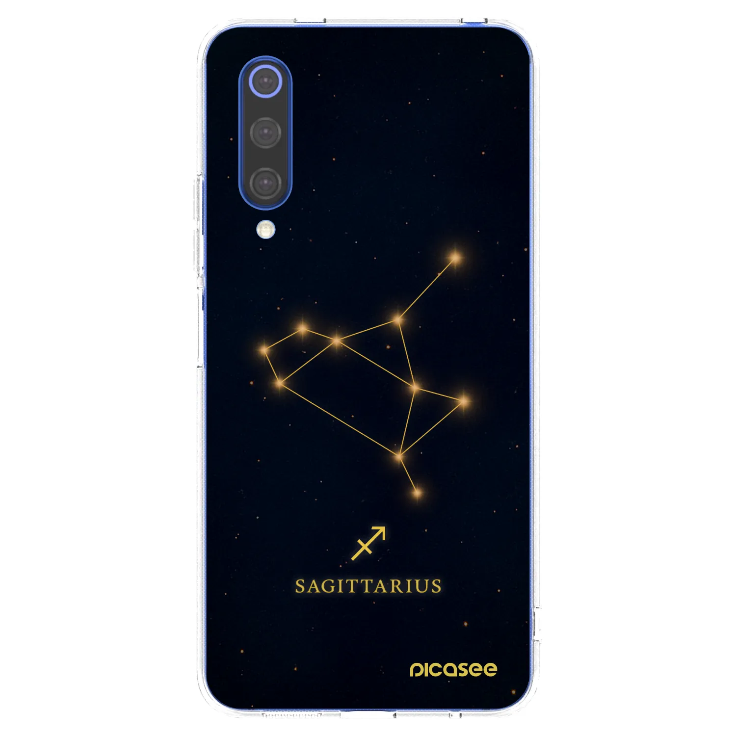 Picasee silikonowe przeźroczyste etui na Xiaomi Mi 9 SE - SAGITTARIUS