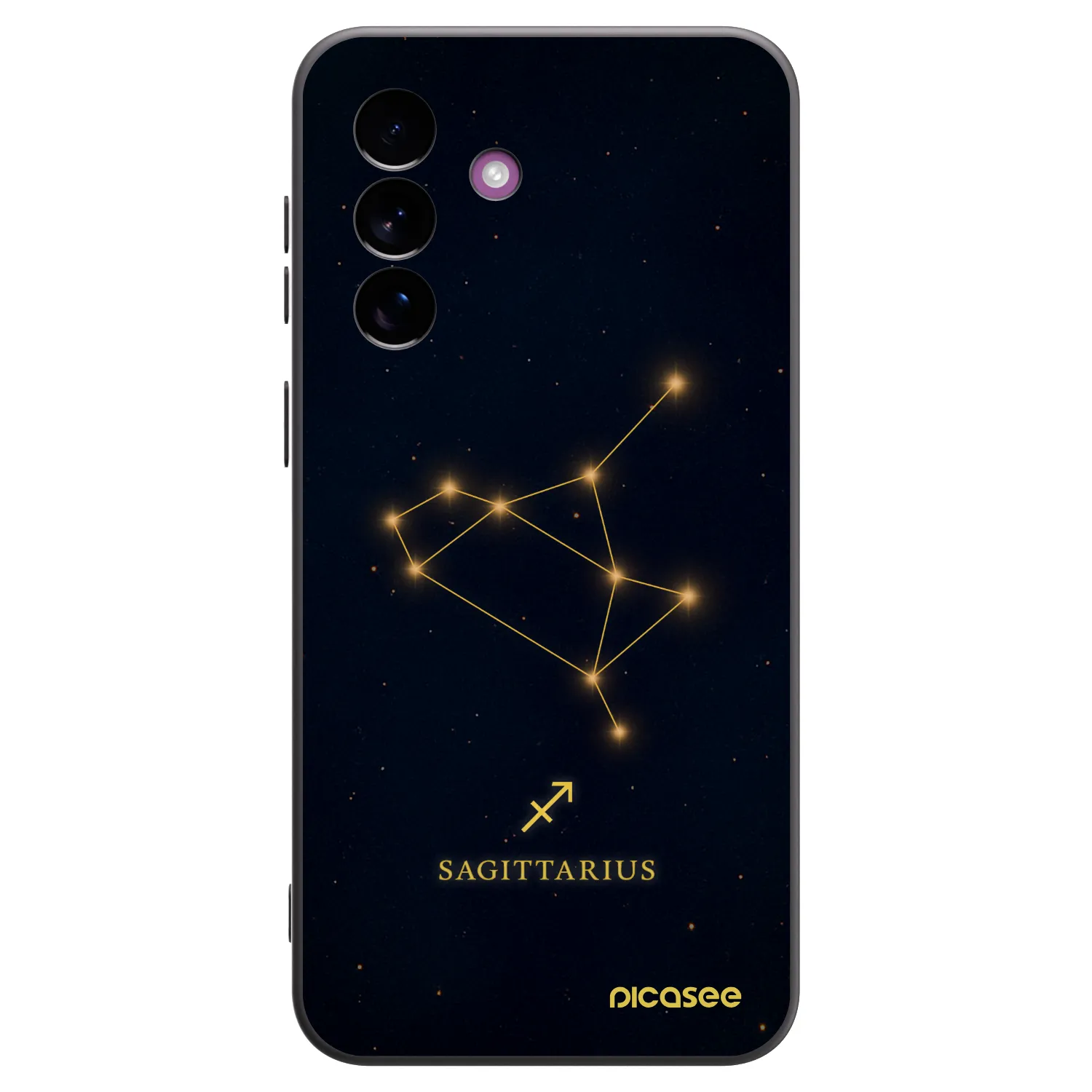 Picasee silikonowe czarne etui na Samsung Galaxy A37 - SAGITTARIUS