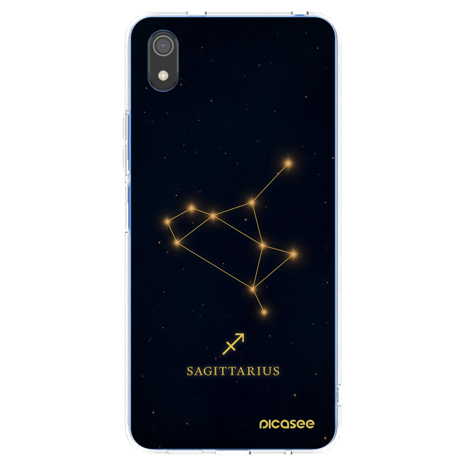 Picasee silikonowe przeźroczyste etui na Xiaomi Redmi 7A - SAGITTARIUS