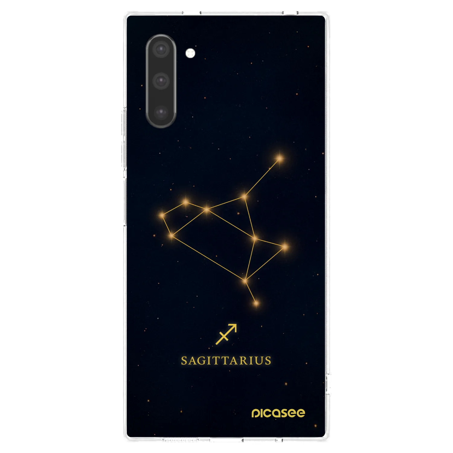 Picasee silikonowe przeźroczyste etui na Samsung Galaxy Note 10 N970F - SAGITTARIUS