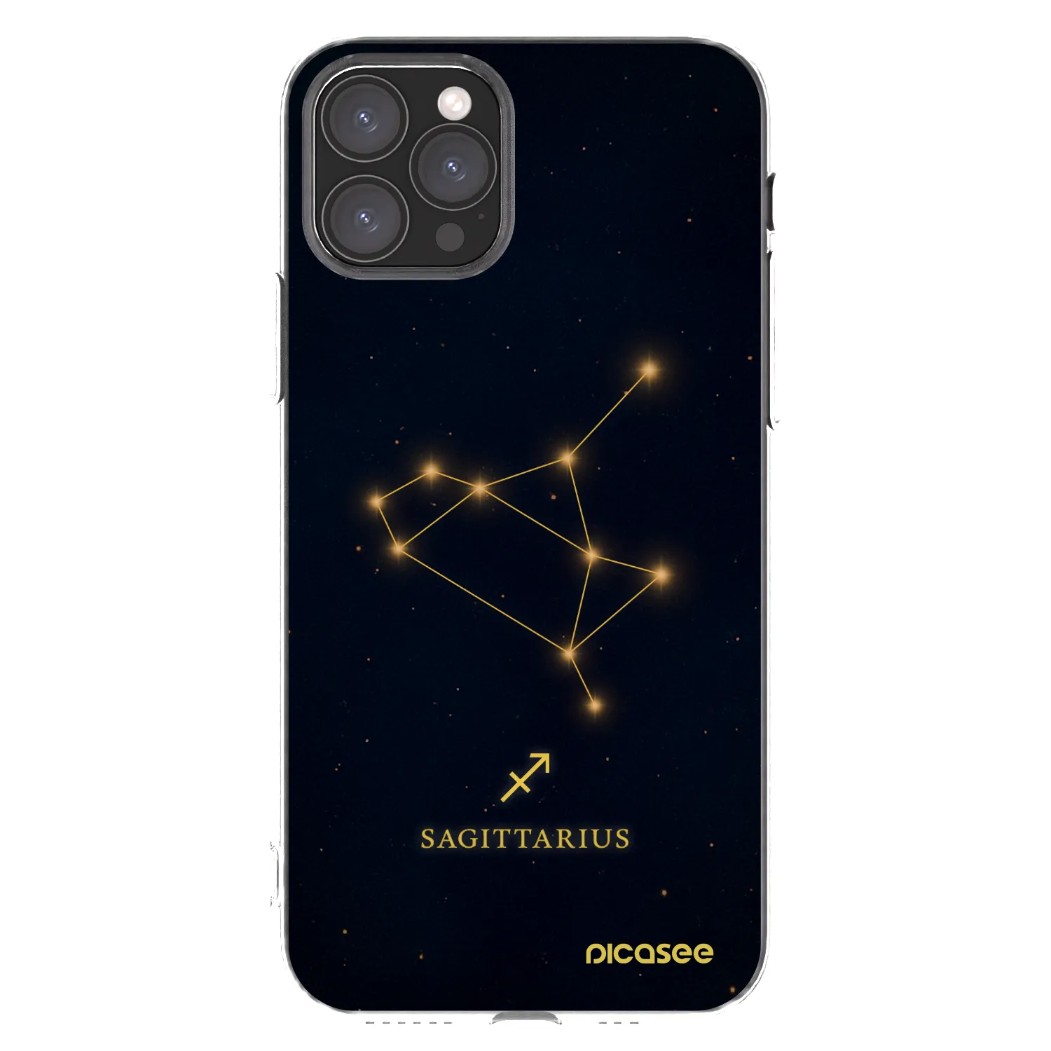Picasee silikonowe przeźroczyste etui na Apple iPhone 11 Pro - SAGITTARIUS
