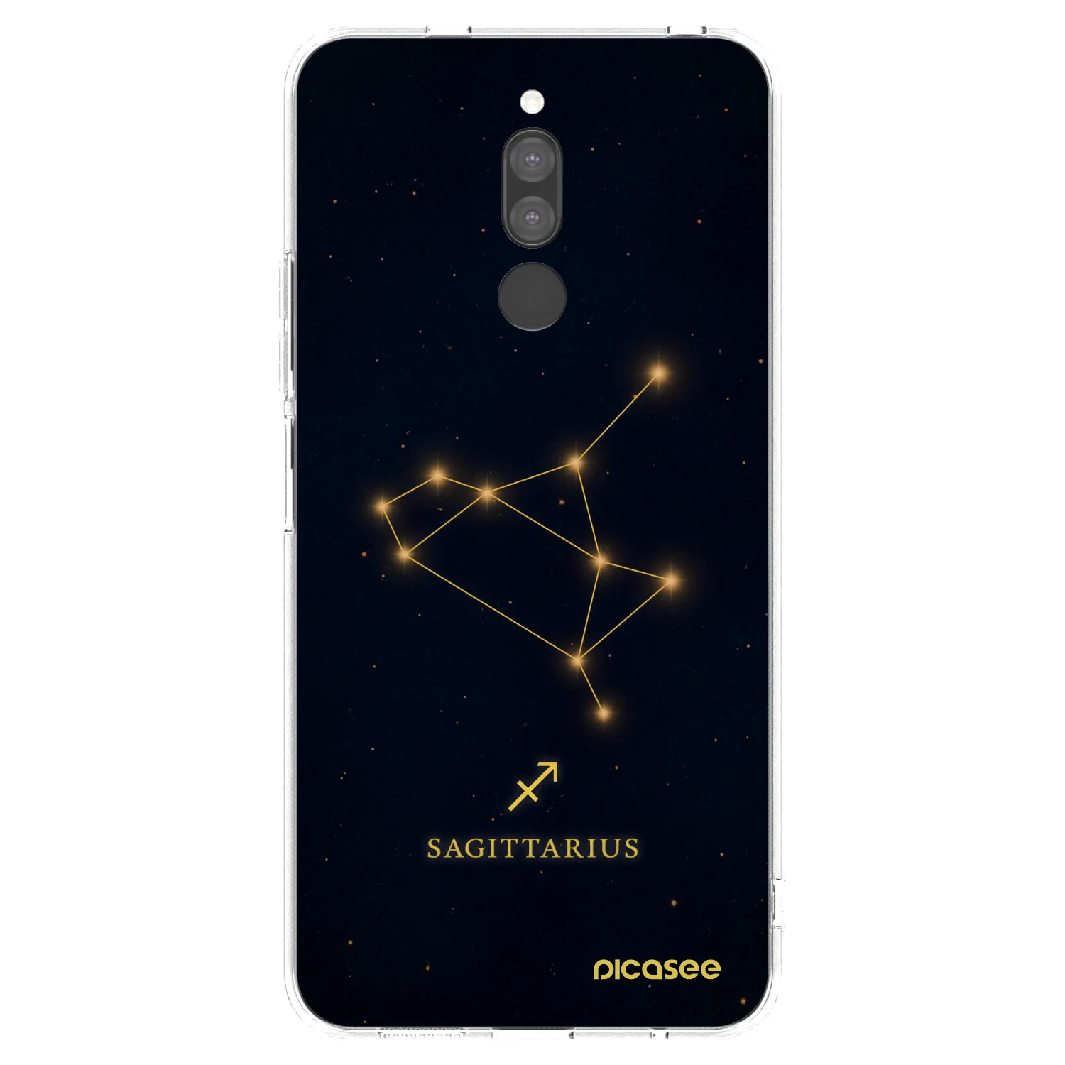 Picasee silikonowe przeźroczyste etui na Xiaomi Redmi 8 - SAGITTARIUS