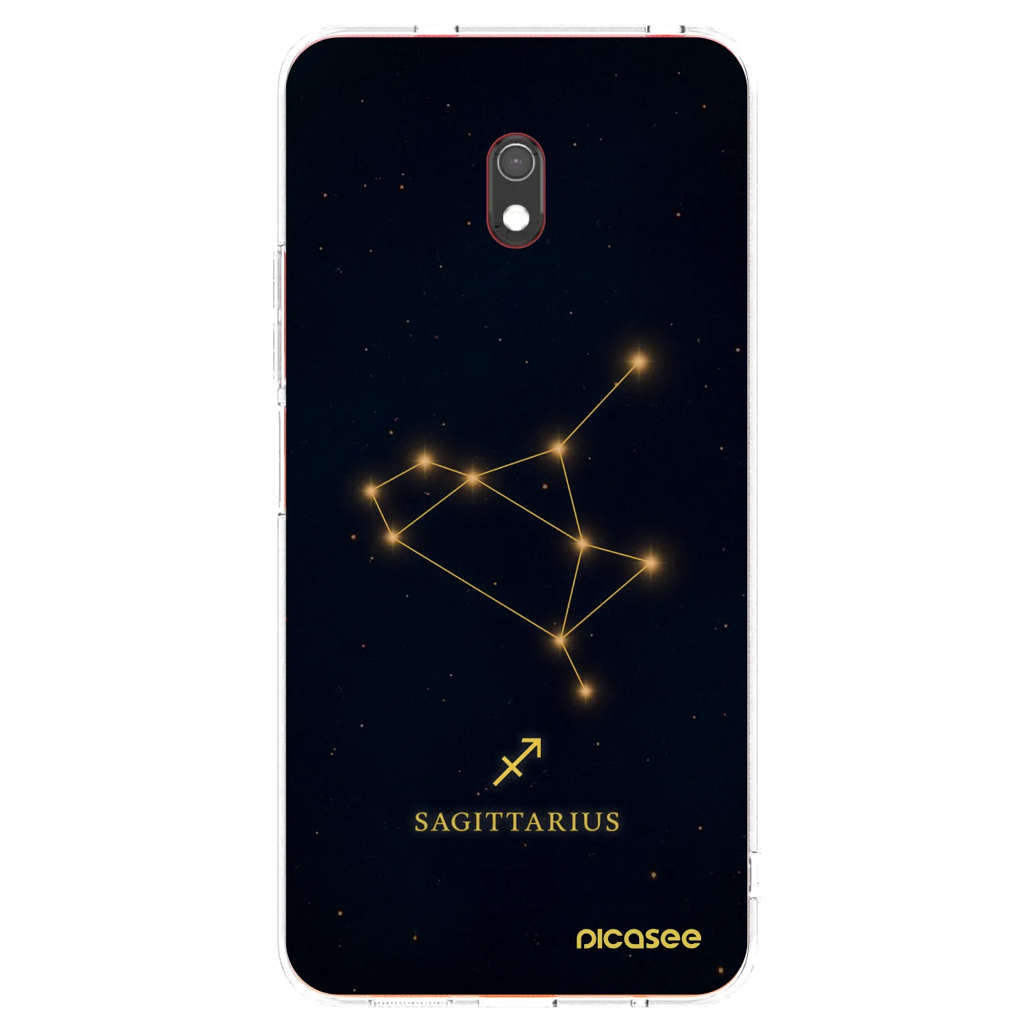 Picasee silikonowe przeźroczyste etui na Xiaomi Redmi 8A - SAGITTARIUS