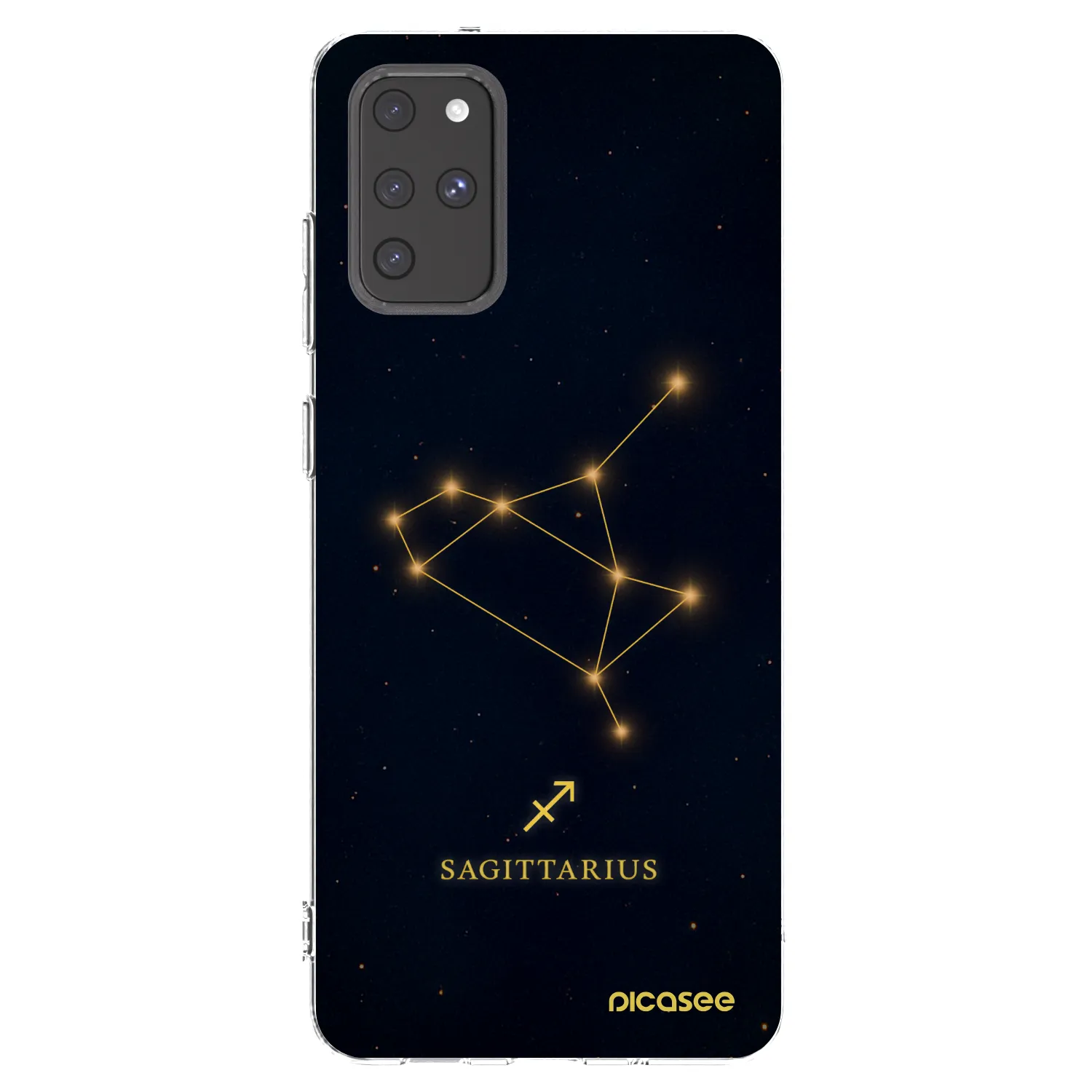 Picasee silikonowe przeźroczyste etui na Samsung Galaxy S20+ G985F - SAGITTARIUS