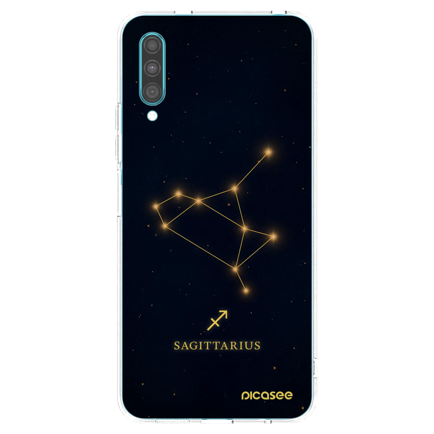 Picasee silikonowe przeźroczyste etui na Samsung Galaxy A30s A307F - SAGITTARIUS