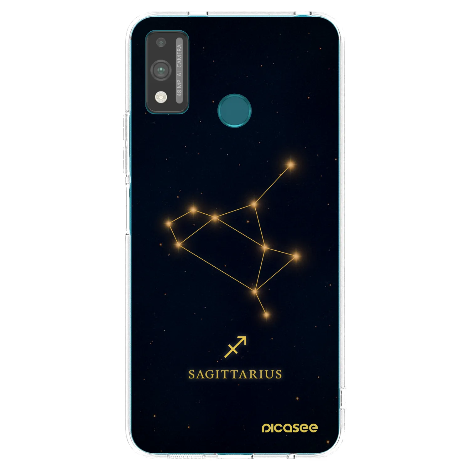 Picasee silikonowe przeźroczyste etui na Honor 9X Lite - SAGITTARIUS