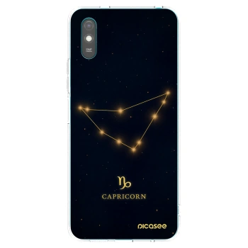 Picasee silikonowe przeźroczyste etui na Xiaomi Redmi 9A - CAPRICORN
