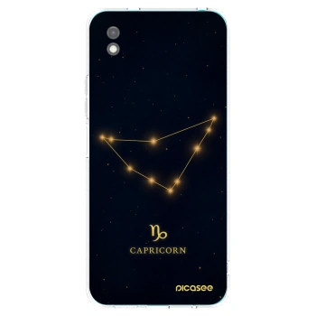 Picasee silikonowe czarne etui na Xiaomi Redmi 9A - CAPRICORN