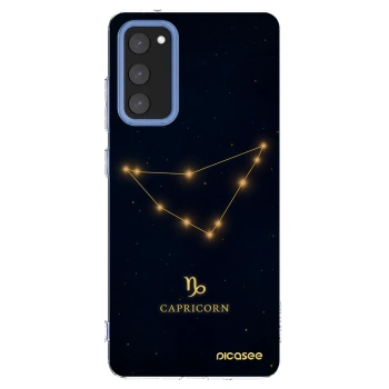 Picasee silikonowe przeźroczyste etui na Samsung Galaxy S20 FE - CAPRICORN