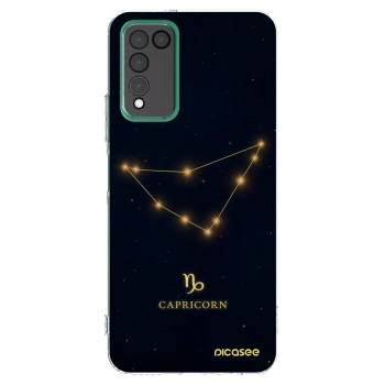 Picasee silikonowe przeźroczyste etui na Honor 10X Lite - CAPRICORN
