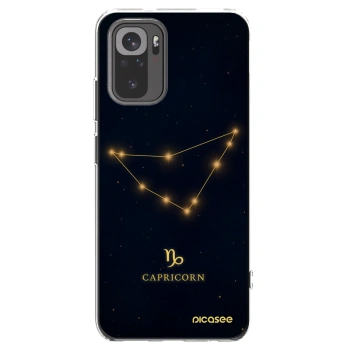 Picasee silikonowe przeźroczyste etui na Xiaomi Redmi Note 10 - CAPRICORN