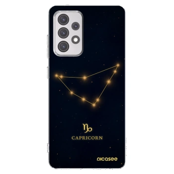 Picasee silikonowe przeźroczyste etui na Samsung Galaxy A52 5G A525F - CAPRICORN