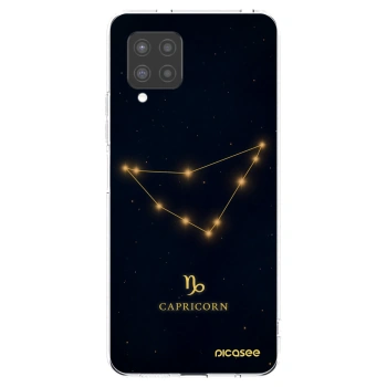 Picasee silikonowe przeźroczyste etui na Samsung Galaxy A42 A426B - CAPRICORN