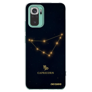 Picasee silikonowe przeźroczyste etui na Xiaomi Redmi Note 10 Pro - CAPRICORN