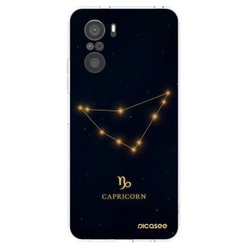 Picasee silikonowe przeźroczyste etui na Xiaomi Poco F3 - CAPRICORN