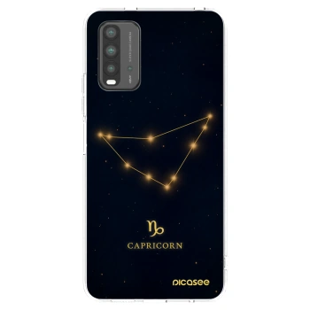 Picasee silikonowe przeźroczyste etui na Xiaomi Redmi 9T - CAPRICORN