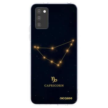 Picasee silikonowe przeźroczyste etui na Samsung Galaxy A02s A025G - CAPRICORN