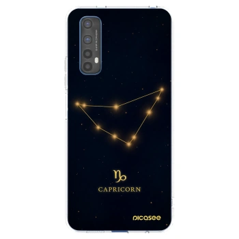 Picasee silikonowe przeźroczyste etui na Realme 7 - CAPRICORN