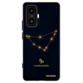 Picasee silikonowe czarne etui na Xiaomi 11T Pro - CAPRICORN