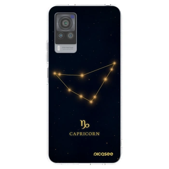 Picasee silikonowe przeźroczyste etui na Vivo X60 Pro 5G - CAPRICORN