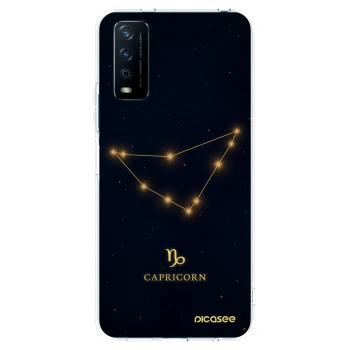 Picasee silikonowe przeźroczyste etui na Vivo Y11s - CAPRICORN