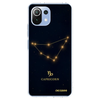 Picasee silikonowe przeźroczyste etui na Xiaomi 11 Lite 5G NE - CAPRICORN