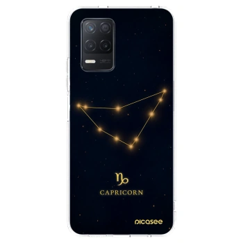 Picasee silikonowe przeźroczyste etui na Realme 8 5G - CAPRICORN