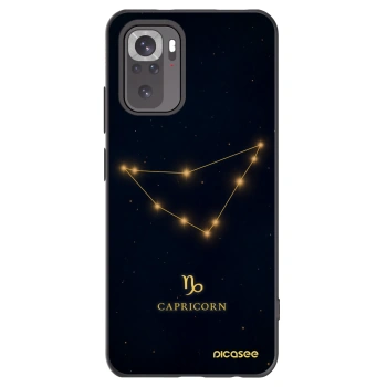 Picasee silikonowe czarne etui na Xiaomi Redmi Note 11S 4G - CAPRICORN
