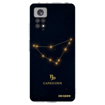 Picasee silikonowe przeźroczyste etui na Xiaomi Redmi Note 11S 4G - CAPRICORN