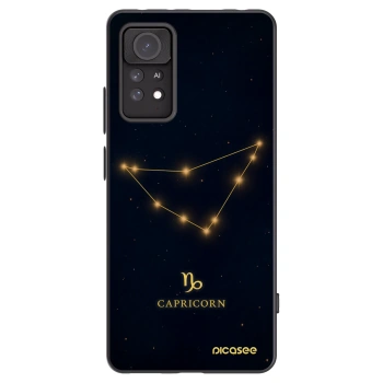 Picasee silikonowe czarne etui na Xiaomi Redmi Note 11 Pro 5G - CAPRICORN