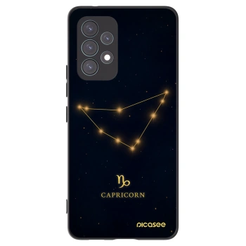 Picasee silikonowe czarne etui na Samsung Galaxy A53 5G A536 - CAPRICORN