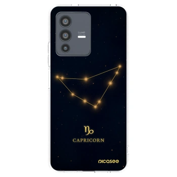 Picasee silikonowe przeźroczyste etui na Vivo V23 5G - CAPRICORN