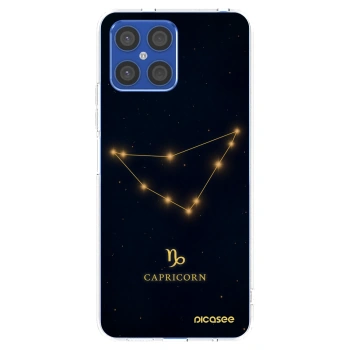 Picasee silikonowe przeźroczyste etui na Honor X8 4G - CAPRICORN